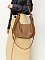 Fashion Whipstitch Shouler Bag Hobo