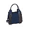 TASSEL DETAIL DENIM CROSSBODY TOTE