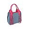 TASSEL DETAIL DENIM CROSSBODY TOTE