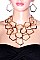 PENTAGON STATEMENT NECKLACE SET