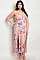 Plus size Sleeveless Floral Maxi dress - Pack of 6