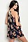 Sleeveless Floral Print Romper - Pack of 6 Pieces