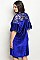 Plus Size Royal Velvet Shift Dress - Pack of 6 Pieces