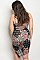 Plus Size Multi Colored Sleeveless Fitted Bodycon - Pack of 6 Pieces