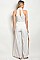 Cathedral Top Sleeveless Slit Jumpsuit - Pack of 6 Pieces
