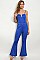 Sleeveless Sweetheart Neckline Flared Bottom Jumpsuit - Pack of 6 Pieces