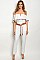 Off the Shoulder Tasselled Belted Jumpsuit - Pack of 6 Pieces