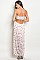 Sleeveless Cross Cut Floral Maxi Dress - Pack of 6 Pieces