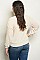 Plus Size Long Sleeve Scoop Neck Ribbed Top - Pack of 6 Pieces