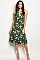 Halter Back Flaunt Floral Midi Dress - Pack of 6 Pieces