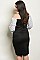 Plus Size Short Puff Sleeve Sweetheart Neckline Bodycon Dress - Pack of 6 Pieces