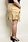 Plus Size Fitted Waist Cargo Mini Skirt - Pack of 6 Pieces