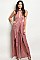Sleeveless Keyhole Neckline Slit Jumpsuit - Pack of 6 Pieces