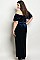 Plus Size Short Sleeve Off the Shoulder Velvet Jumpsuit - Pack of 6 Pieces