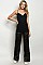 Sleeveless V-neck Full Lace Jumpsuit - Pack of 6 Pieces
