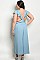 Plus Size Sleeveless Scoop Neck Ruffled Jumpsuit - Pack of 6 Pieces