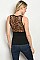 Sleeveless Round Neckline Leopard Print Top - Pack of 6 Pieces