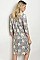 3Tone Full Lace 3/4 Sleeves Midi Dress - Pack of 6 Pieces