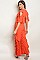 Cold Shoulder Ruffled Jumpsuit - Pack of 6 Pieces