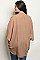 Plus Size 3/4 Sleeve Open Front Kimono - Pack of 6 Pieces