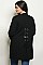 Plus Size Long Sleeve Open Front Back Lace Up Detail Blazer - Pack of 6 Pieces