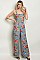 Checkered Floral Jumpsuit - Pack of 5 Pieces