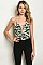 Sleeveless Camouflage Bodysuit