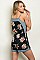 Sleeveless Scoop Neck Floral Romper - Pack of 6 Pieces