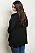 Plus Size Long Sleeve Open Front Cardigan - Pack of 6 Pieces