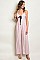 Sleeveless V-neck Lace up Detail Jumpsuit - Pack of 6 Pieces