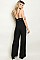 Sleeveless V-neck Wide Leg Jumpsuit - Pack of 6 Pieces