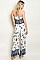 Sleeveless Tube Top Floral Print Jumpsuit - Pack of 6 Pieces