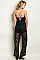 Sleeveless V-neck All Over Lace Jumpsuit - Pack of 6 Pieces