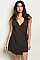 Sleeveless V-neck Wrap Style Tunic Dress - Package of 6 Pieces
