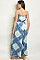 Sleeveless V-neck Printed Wide Leg Jumpsuit - Pack of 6 Pieces