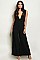 Sleeveless V-neck Side Lace up Detail Jumpsuit - Pack of 6 Pieces