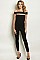 Short Sleeve Off The Shoulder Sexy Jumpsuit - Pack of 6 Pieces