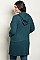 Plus Size Long Sleeve Hooded Cardigan - Pack of 6 Pieces