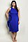 Plus Size Sleeveless Ruffled Midi Dress - Pack of 6 Pieces