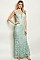 Sleeveless Full Lace Maxi Dress - Pack of 6 Pieces