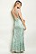 Sleeveless Full Lace Maxi Dress - Pack of 6 Pieces