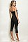 Sleeveless Tube Top Cropped Jumpsuit - Pack of 6 Pieces