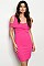 Short FUCHSIA mini Dress - Pack of 6 Pieces