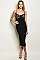 Sleeveless Sweetheart Neckline Leopard Mesh Bodycon Dress - Pack of 6 Pieces