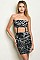 Sleeveless Tube Top Animal Print Mesh Cut Out Bodycon Dress - Pack of 6 Pieces