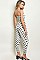 Sleeveless Polka Dot Jersey Jumpsuit - Pack of 6 Pieces