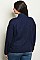 Plus Size Long Sleeve Linen Blend Utility Jacket - Pack of 6 Pieces