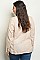 Plus Size Long Sleeve Open Front Linen Blend Blazer - Pack of 6 Pieces