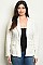 Plus Size Long Sleeve Open Front Linen Blend Blazer - Pack of 6 Pieces