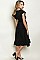 Sleeveless V-neck Ruffled Midi Dress - Pack of 5 Pieces